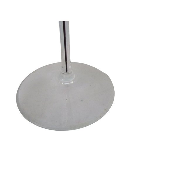 Black Core Stem Thin Crystal Wine Glass Multi Purpose GUC Unmarked - Picture 7 of 12